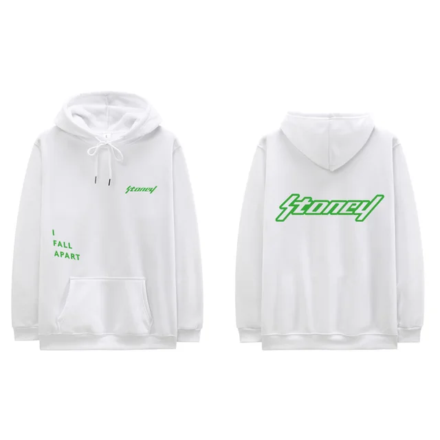 white stoney hoodie