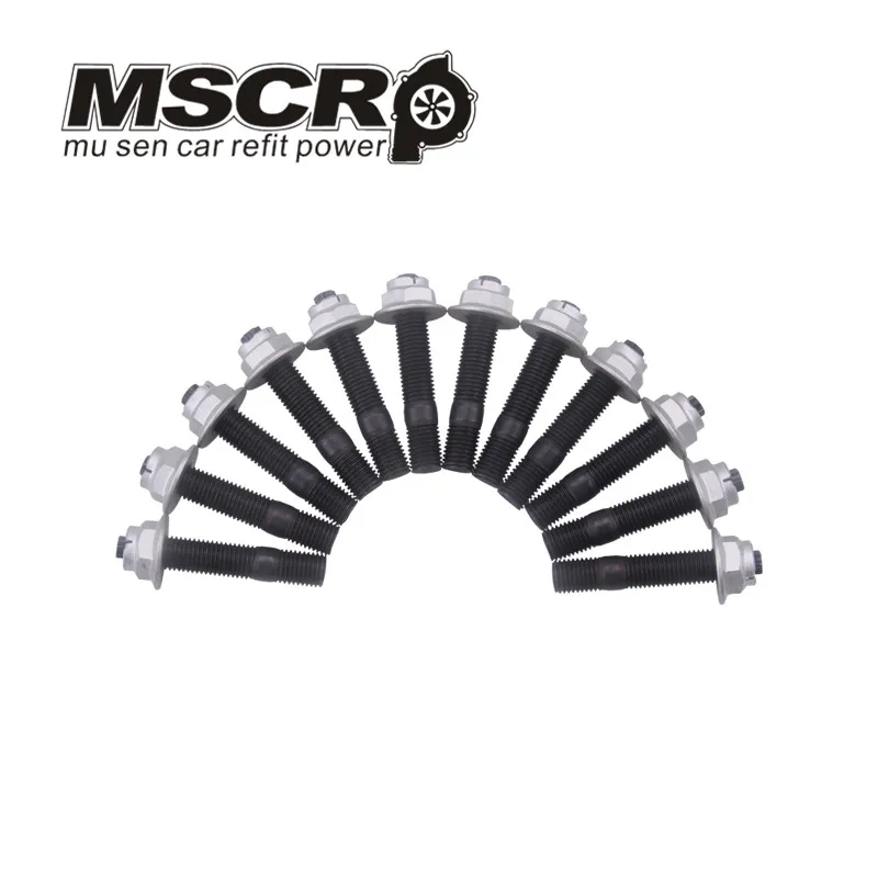 

Exhaust Manifold To Cylinder Head Stud Nut Kit M10*1.25 For 1990-2007 TOYOTA 1HZ 1HDT 4.2L 70 75 80 100 Series Car Parts
