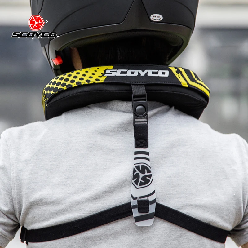 Scoyco мотоциклетная защита для шеи горные MTB велосипедные шейные накладки длинных