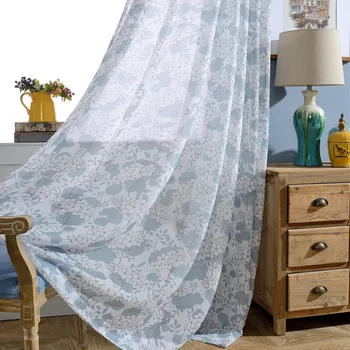 

[xie yu hua] Curtains for Living Room Bedroom kitchen curtains chuang lian sha Blackout Drapes/Curtains 100% Polyester