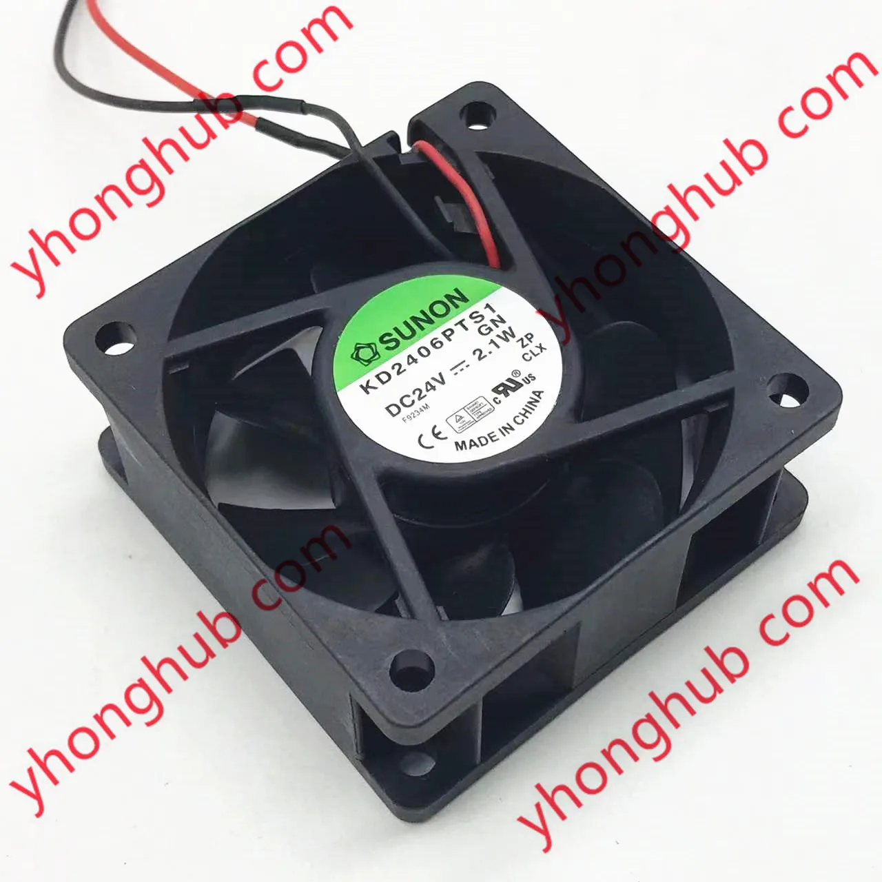 

SUNON KD2406PTS1 DC 24 в 2,1 Вт 2-проводной 60x60x25 мм вентилятор охлаждения сервера