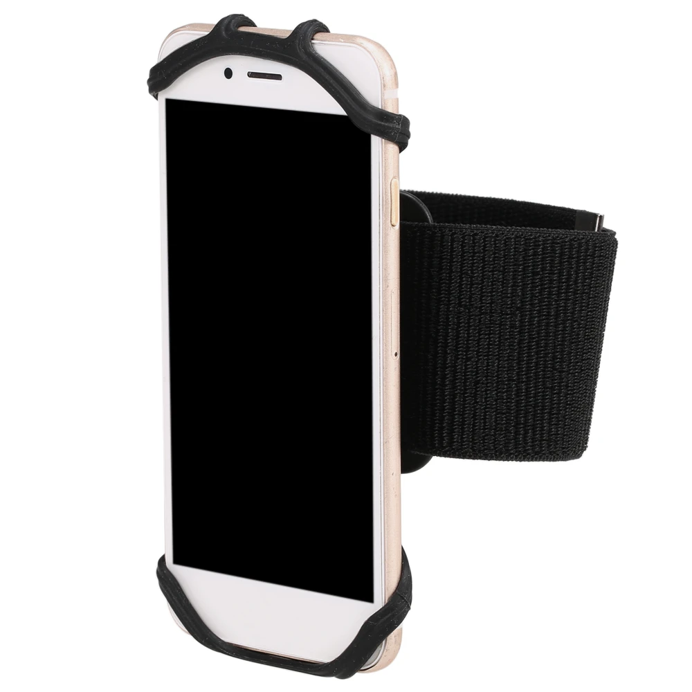 Phone Holder Silicone Universal Outdoor Sports Phone Holder Armband Case Detachable Armband Wristband Cycling Jogging Hiking