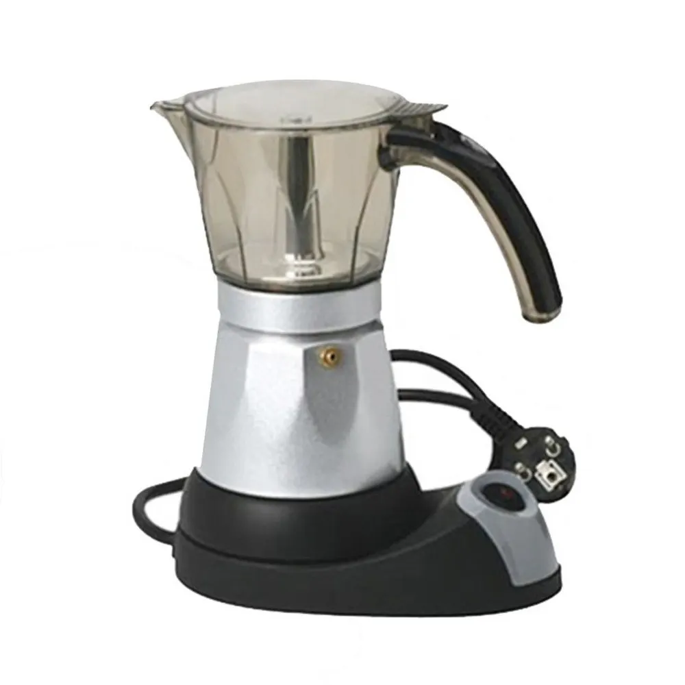 

Fully-automatic 3 to 6 Cup Electric Moka Coffee Pot Percolators Tool Filter Cartridge Aluminium Alloy Electrical Espresso Maker