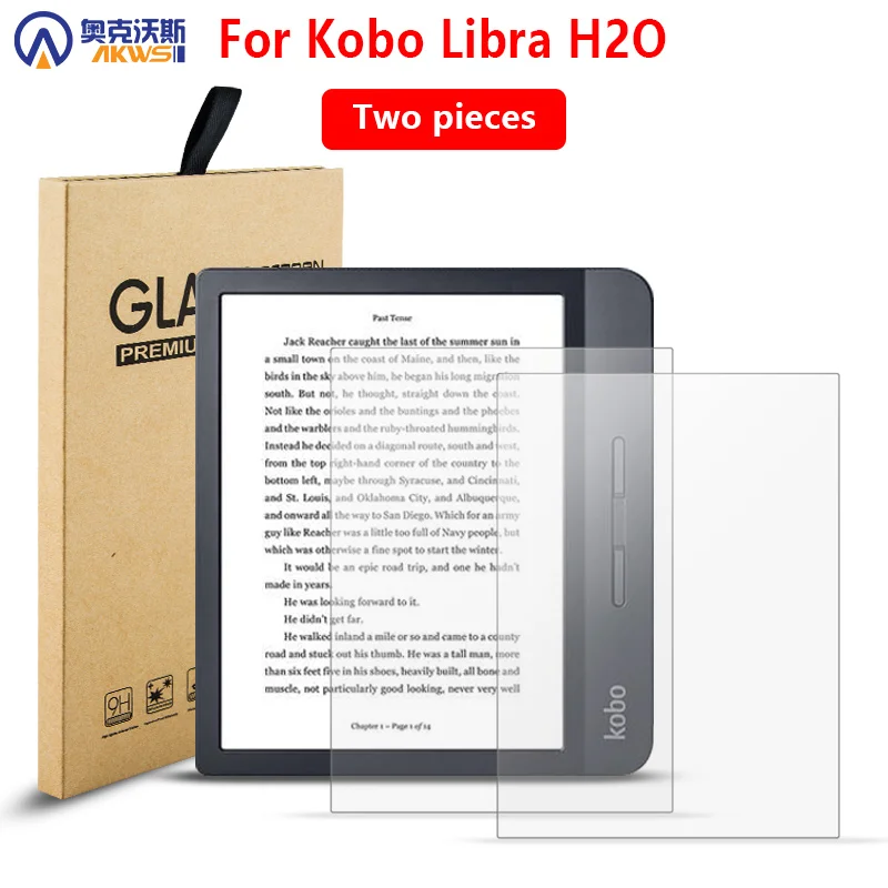 Закаленное стекло для Kobo Libra H2O 7 дюймов 2019 Защита экрана всех новых nia FILM 2020 2