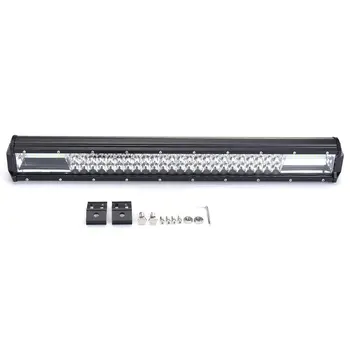 

22-Inch 648W 64800LM 24LED Work Light Bar Flood Light Car Truck Offroad Driving Lamp IP68 Waterproof Combo Light