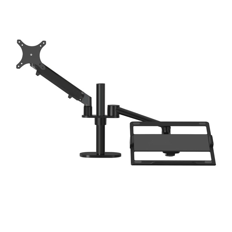 Altura de Alumínio Braço de Montagem em Movimento Titular + 12-17 Ajustável Desktop Braço Duplo 17-32 Polegada Monitor Portátil Suporte Completo Ol-3s - Imagem 3