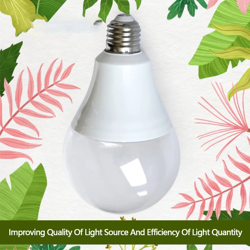 Лампа светодиодсветодиодный полного спектра для выращивания растений 12/15 Вт