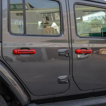 

Trim Door handle Cover For Jeep Wrangler JL 2018 Red Tailgate Door Handle
