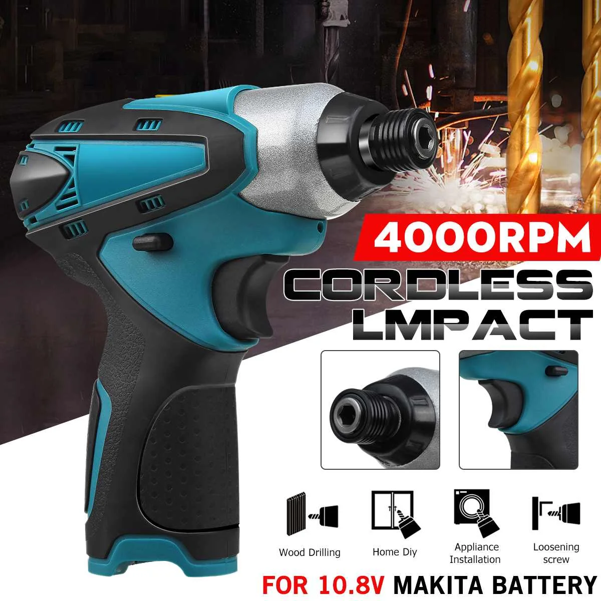 Аккумуляторная электрическая отвертка перезаряжаемая дрель ручная ручка