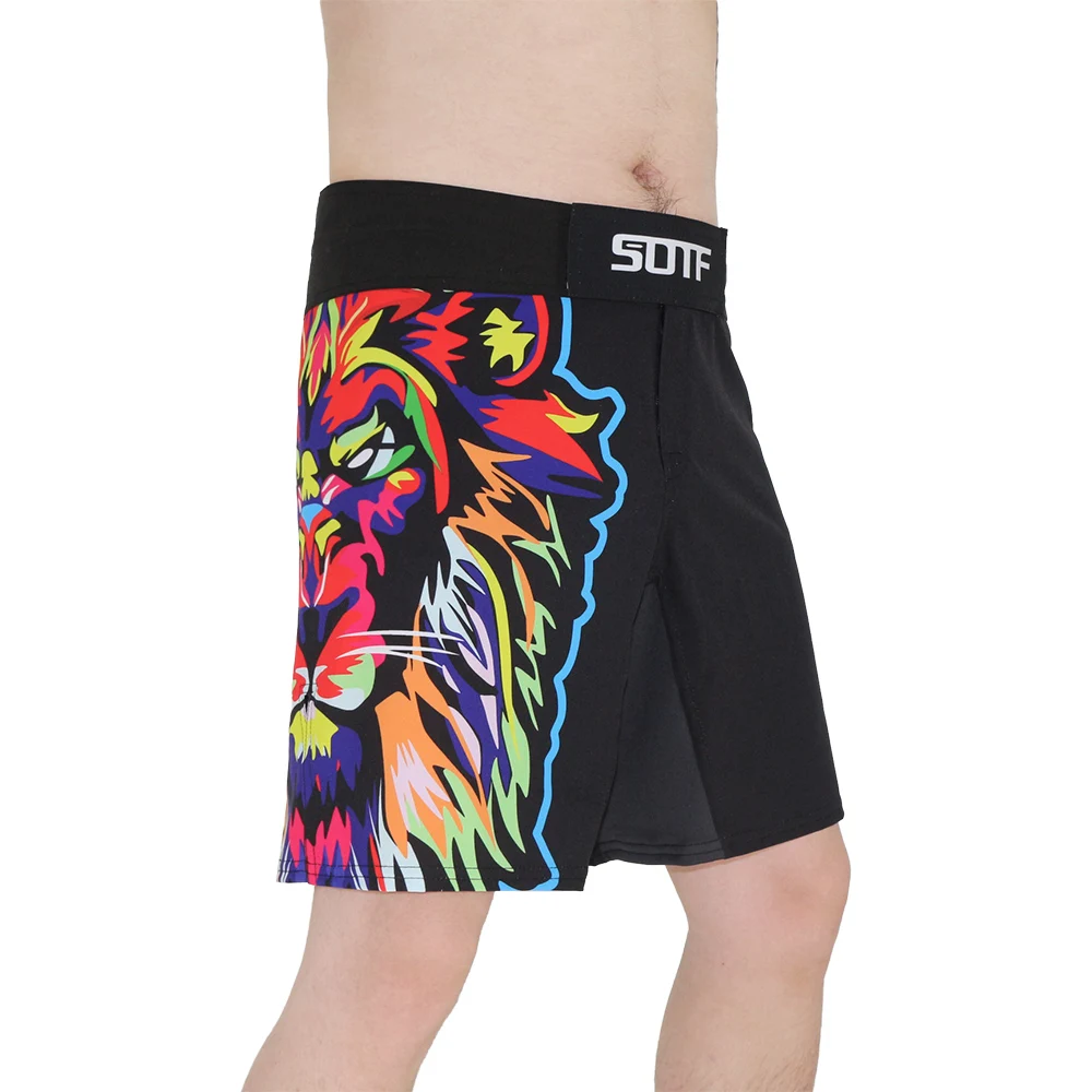 MMA boxing sports fitness monkey personality breathable loose large size shorts Thai fist pants running fights cheap mma shorts mma shorts