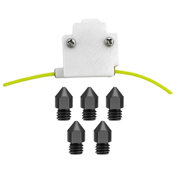 

1x 3D Printer Module Filament Detection Accessories 1.75 PLA ABS & 5Pcs 3D Printer Parts MK8 Hardened Steel Nozzle