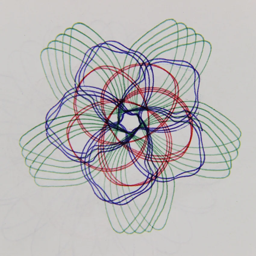 Горячая Волшебная черепаха кролик Sketchpad Спирограф рисунок детский подарок развивающие офисные канцелярские принадлежности линейка 1 шт