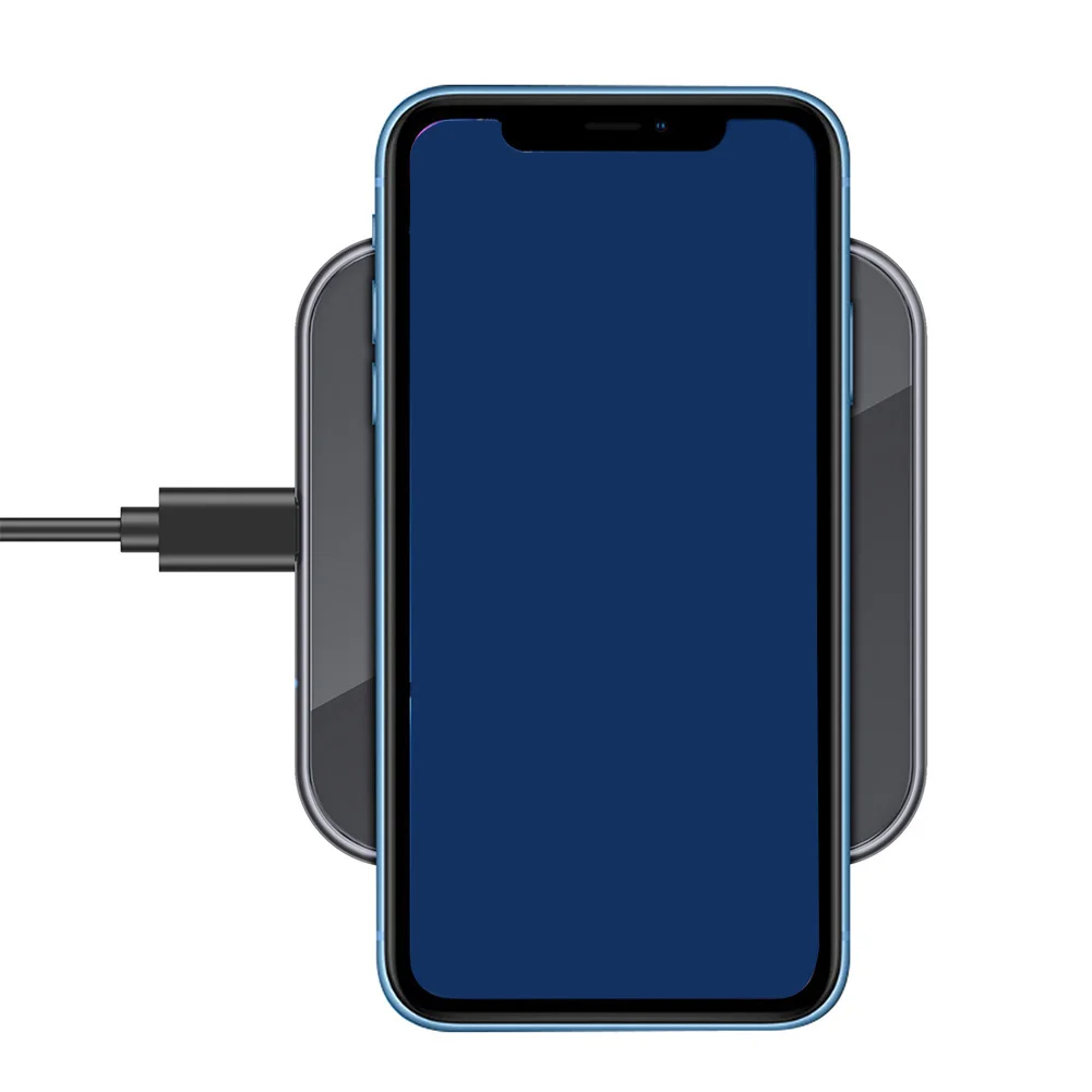 15 Вт смарт аксессуары ультра тонкий передачи данных путешествия USB порт адаптер быстрое зарядное устройство стабильная практичная домашняя беспроводная зарядка