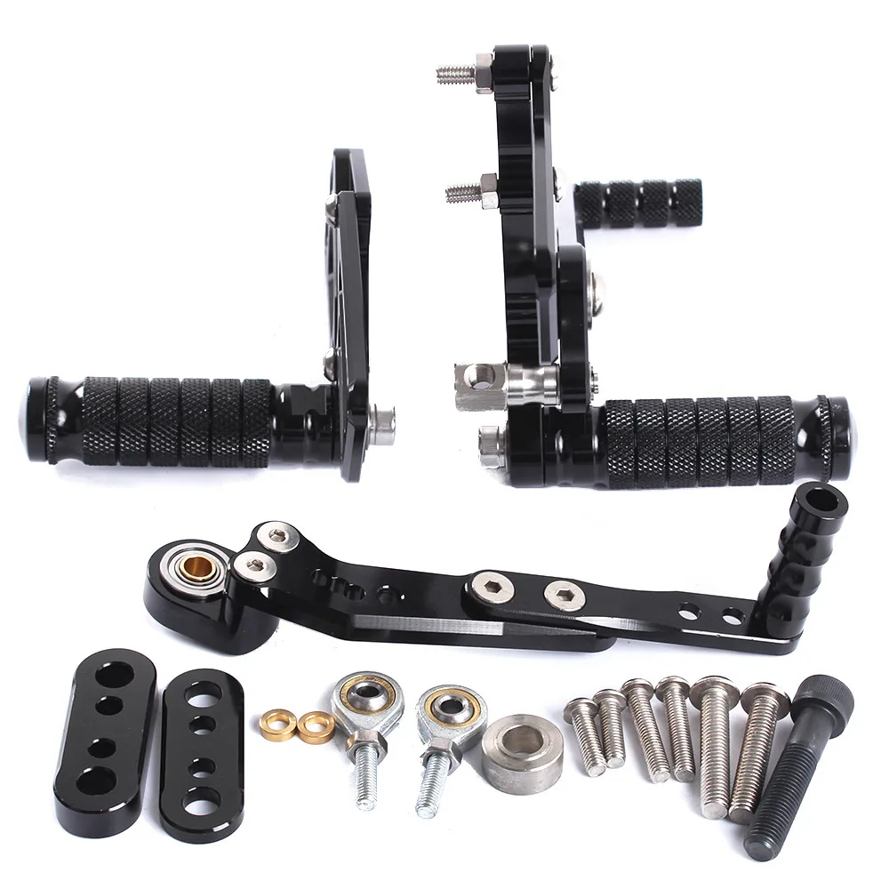 Для Suzuki GSX-R1000 GSXR1000 GSXR 1000 2009- CNC алюминиевый мотоцикл регулируемый задний набор подножки педали подставка для ног