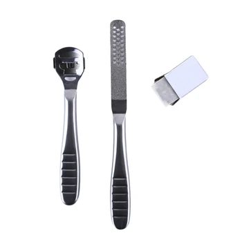 

Foot Callus Shaver Heel Hard Skin Remover Hand Feet Pedicure Razor Tool Shavers Stainless Steel Handle Foot Care Tool