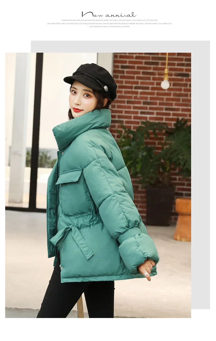 Популярные женские куртки, Женская парка, зимняя короткая куртка нового поколения с большим карманом, Женское пальто для отдыха, пуховик 616