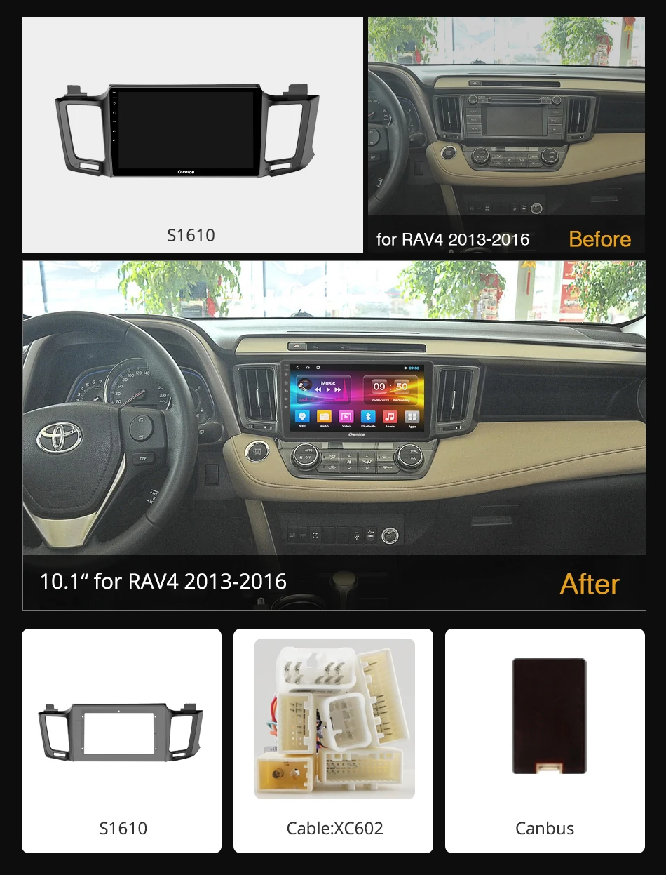 Ownice k3 k5 k6 Android 9 0 Octa Core Для Toyota RAV4 2013 2015 2016 автомобильный DVD плеер навигация GPS радио