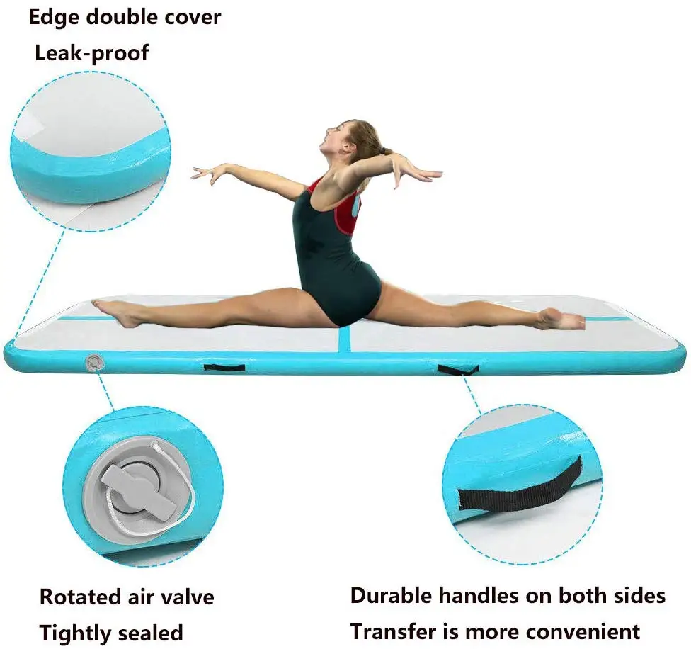 

Big Discount 500*100*20cm 300*200cm Airtrack Inflatable Air Tumbling Air Track Gymnastics Mats Training Board Equipment Floor