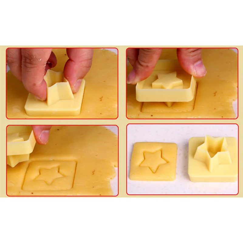 1 комплект DIY приготовление печенья плесень двойные резиновые боковое использование резак для фруктов приспособление для выпечки JS22