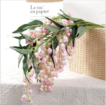 

Simulation Campanula Wedding Ceiling Home Decoration Hanging Bell Orchid Plant Wall Artificial Flower Artificial Flower