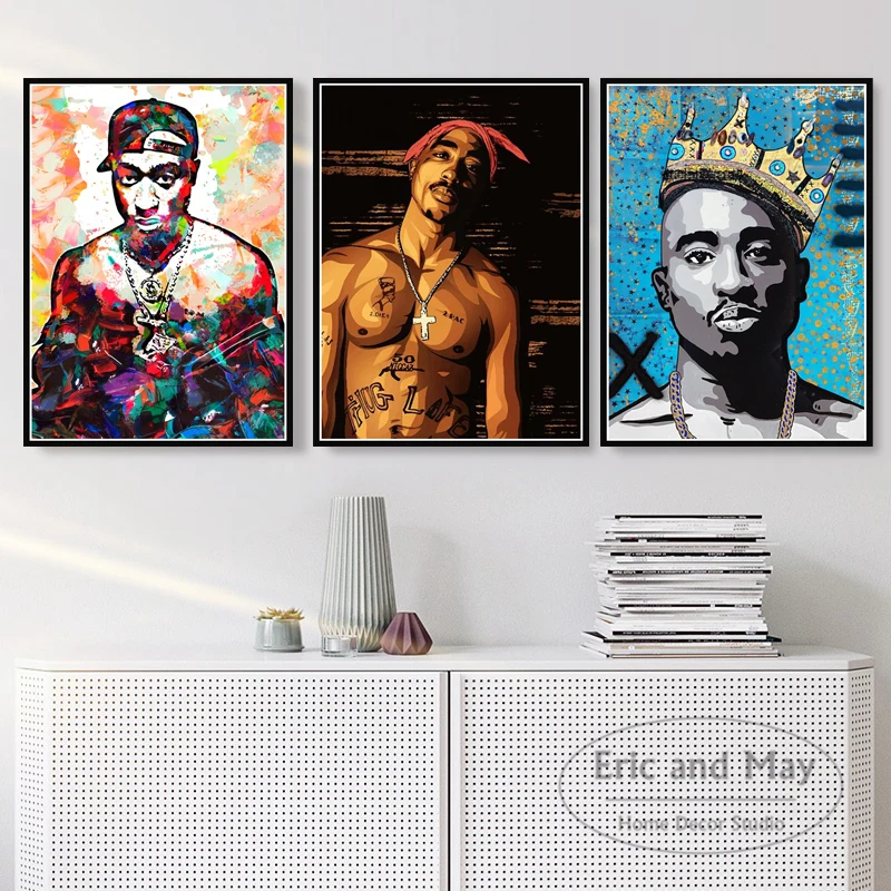 Картина маслом на холсте 2pac Tupac известный Фредди Меркьюри принты со звездами