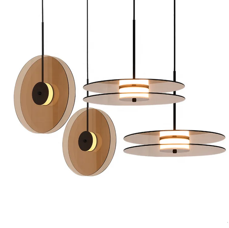 

2019 Nordic Designer Frosted Glass Globe Circular Led Hanging Light Indoor Decorative Drop Pendant Light Luminaire Suspendu