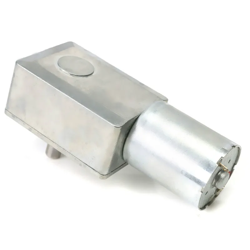 Фото DC 12V 10rpm Реверсивный высокий крутящий момент турбо мотор с червячной передачей DC 12V 10rpm Реверсивный высокий крутящий момент турбо мотор с червячной передачей