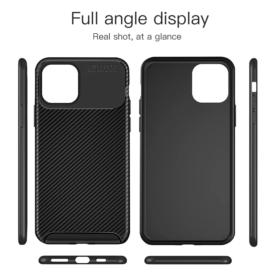 !ACCEZZ For iPhone 11 Pro Max Case 2019 New Soft TPU Business Protection Back Cases Cover Cell Phone Skid Shell Anti-fall Coque Capa (10)