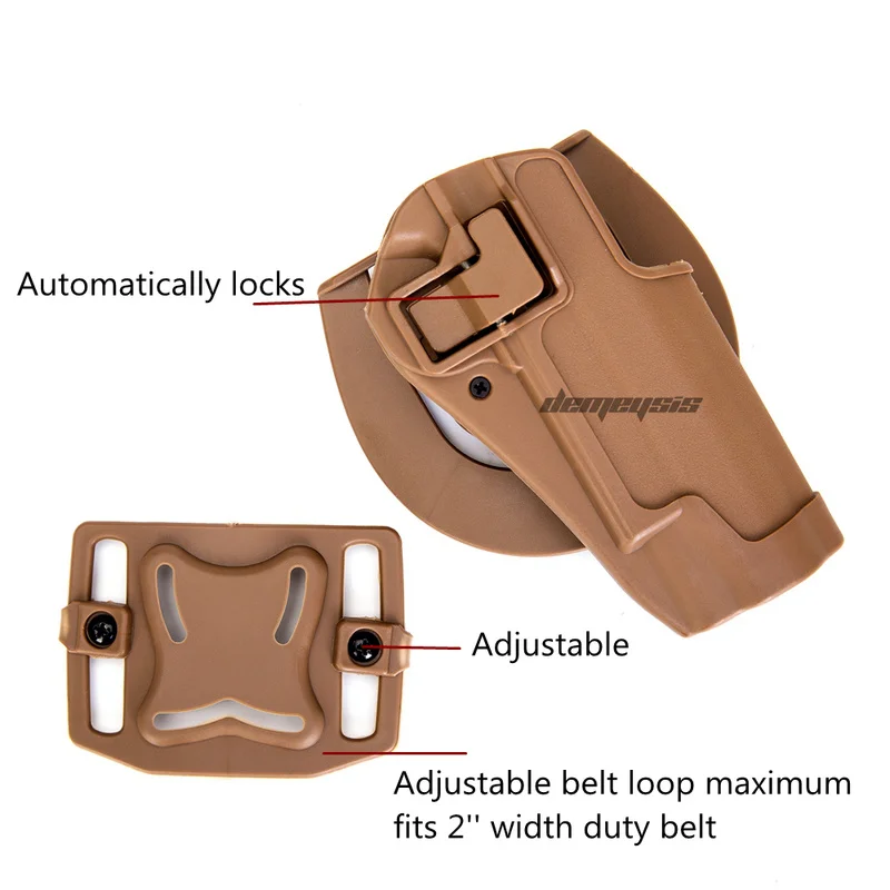Армейская Военная поясная кобура для стрельбы из правой руки тактический