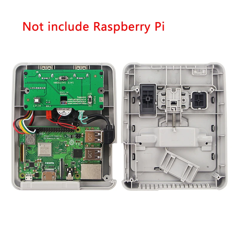 Чехол Retroflag SUPERPi NESPi для Raspberry Pi 3 игровой комплект с проводным USB геймпадом Model B 3B Plus
