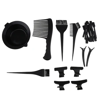 

23pcs Multifunctional Butterfly Clip Hair Tint Tool Set Professional DIY Comb Brush Styling Dye Bowl Color Mixing Easy Clean