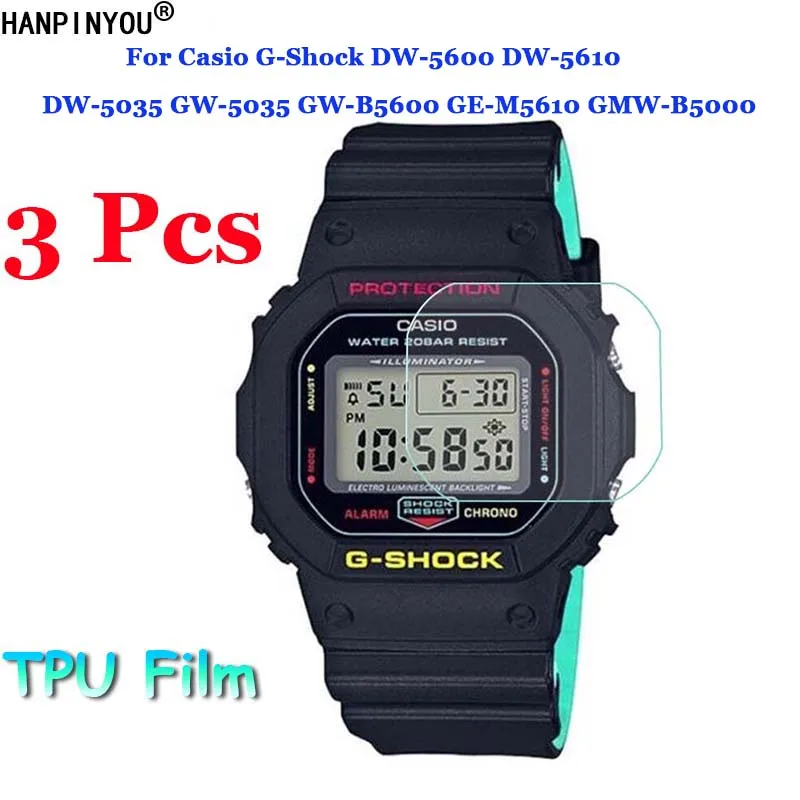 3Pcs UNTUK Casio G Shock DW 5600 5610 5035 GW 5035 B5600 M5610 GMW B5000  Jelas Lembut TPU Hidrogel Film Layar pelindung (Bukan Kaca)|Telepon,  Silikon Lapisan Anti Gores| - AliExpress