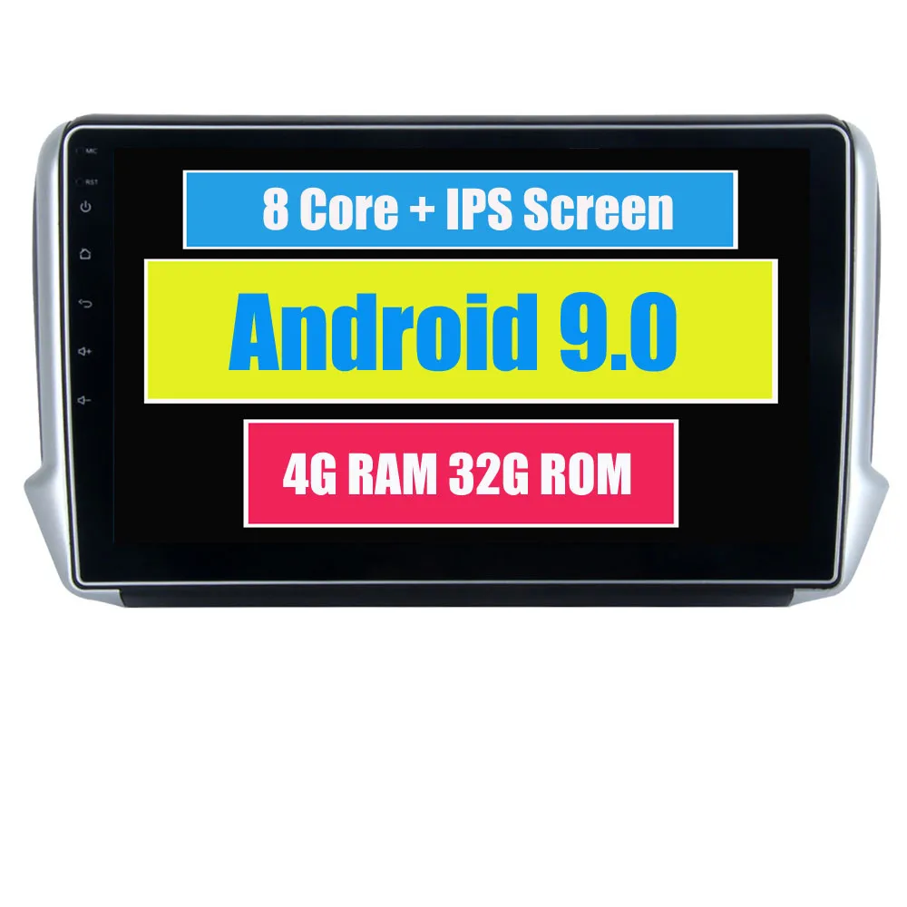 

RoverOne for Peugeot 208 2008 Android 9.0 Touch Screen Autoradio Car GPS Radio Stereo Receiver Multimedia Media System Head Unit