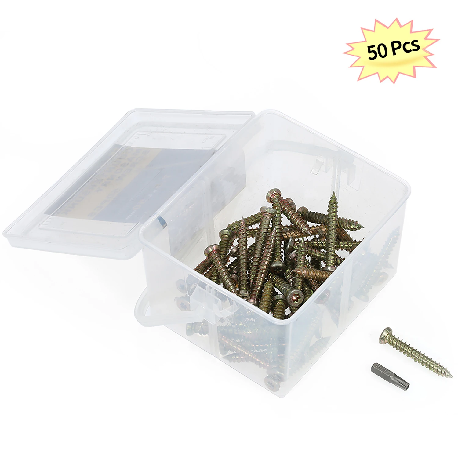 

T.K.Excellent Concrete Screws Countersunk Masonry Screw Flat Head Concrete Screw Kit Torx Flat Countersunk Head Screws