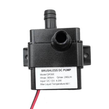 

QR30E Waterproof Brushless Pump DC 12V 4.2W 240L/H Flow Rate Submersible Water Pumps Ultra-quiet Mini Water Pump Free Shipping