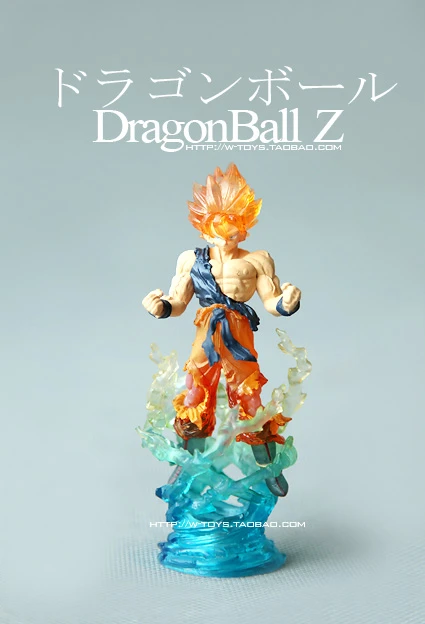 Boneco de dragon ball bandai, figura de ação genuíno de cenário