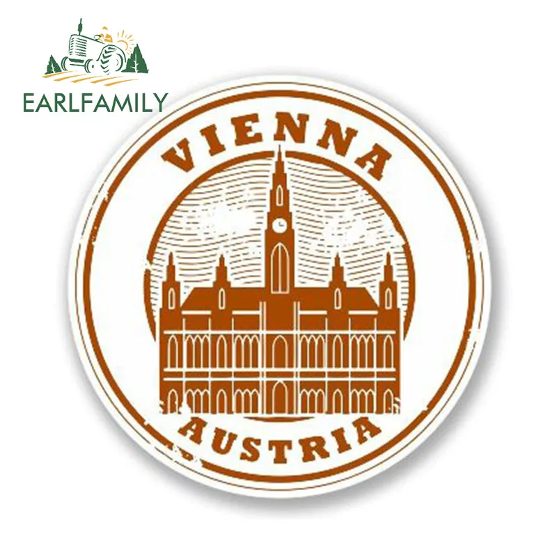EARLFAMILY 13 см x Стайлинг автомобиля наклейка в стиле Вены Австрия виниловые