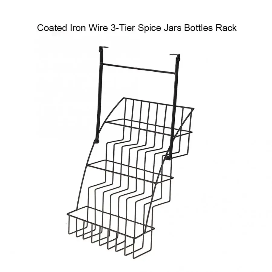 Домашняя 3 уровневая стойка для хранения с покрытием из железной проволоки
