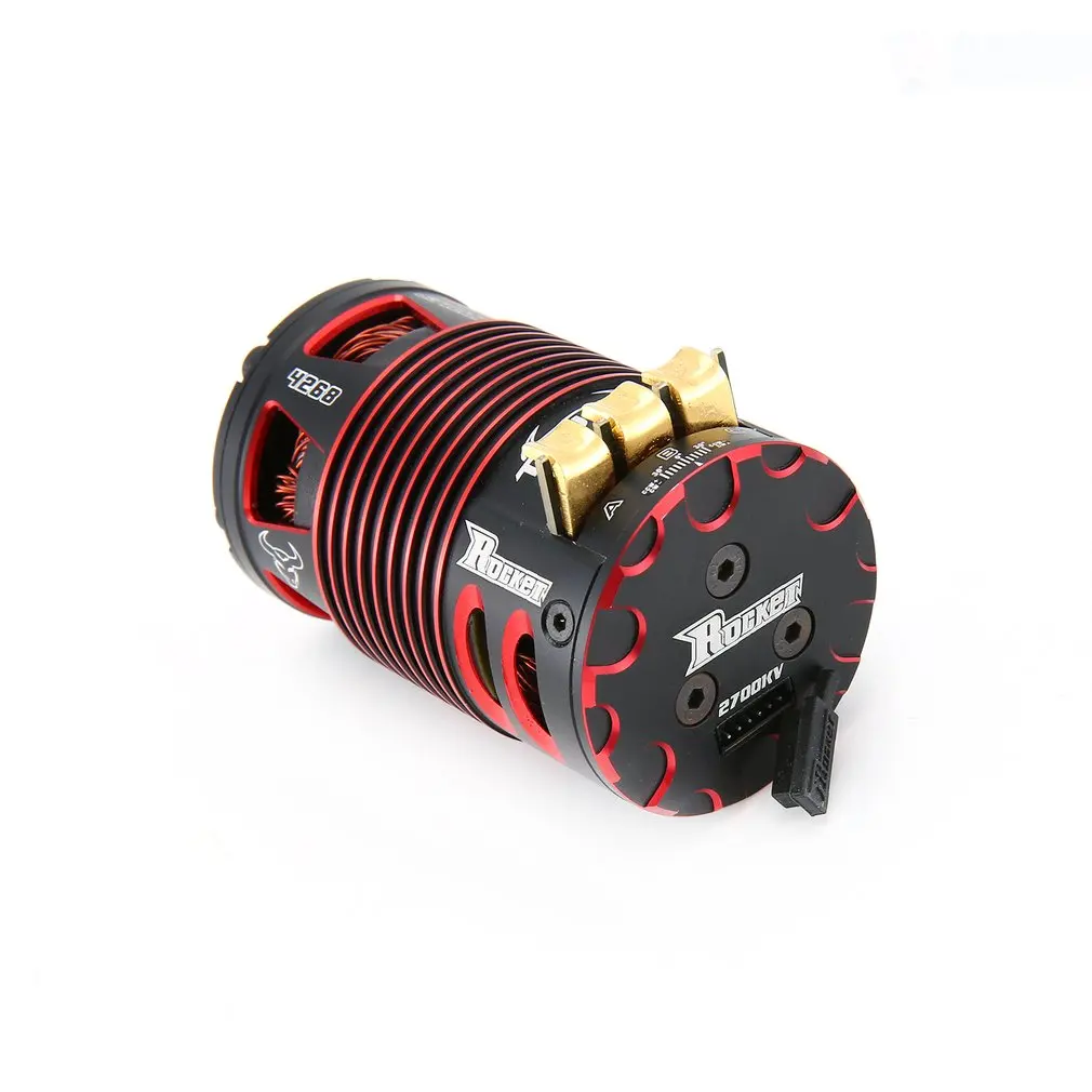 Rocket 4268 2700KV бесщеточный сенсорный двигатель 4-полюсный автоматический автомобильный двигатель RC для 1/8 Электрический на дороге автомобиль Запчасти