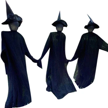 

Lighted Halloween Witch Decoration Set