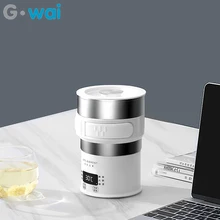 100-240 В многофункциональный электрический чайник для путешествий маленький 500 мл Складная чашка бытовой портативный чайник из нержавеющей стали изоляционный горшок