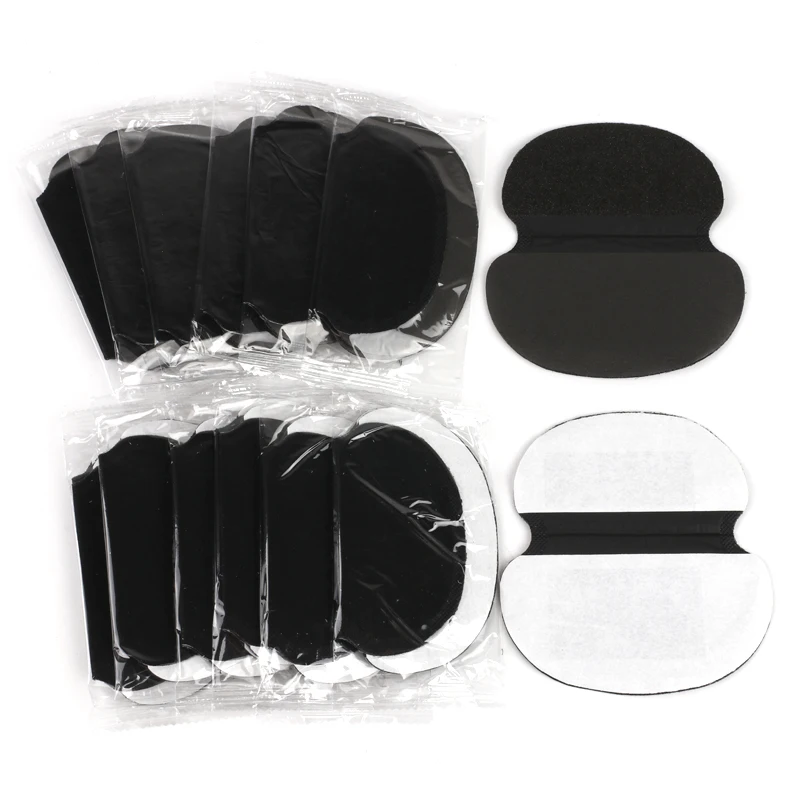 Shield Absorbent-Pads Perspiration-Absorbing Anti-Deodorant Black Stickers Disposable