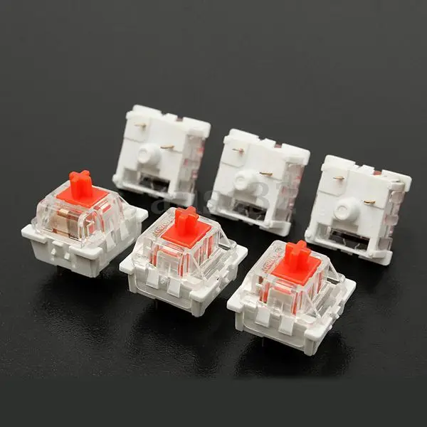 10 шт. пластик для вишневого Красного 3 Pin MX RGB механический переключатель замена клавиатуры