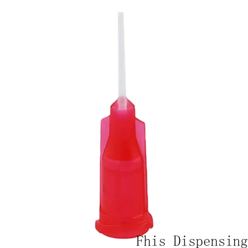 

25G Glue Dispensing Needle Tube Length 12.7mm 0.5 Inch PP Flexible Needle Pack of 20