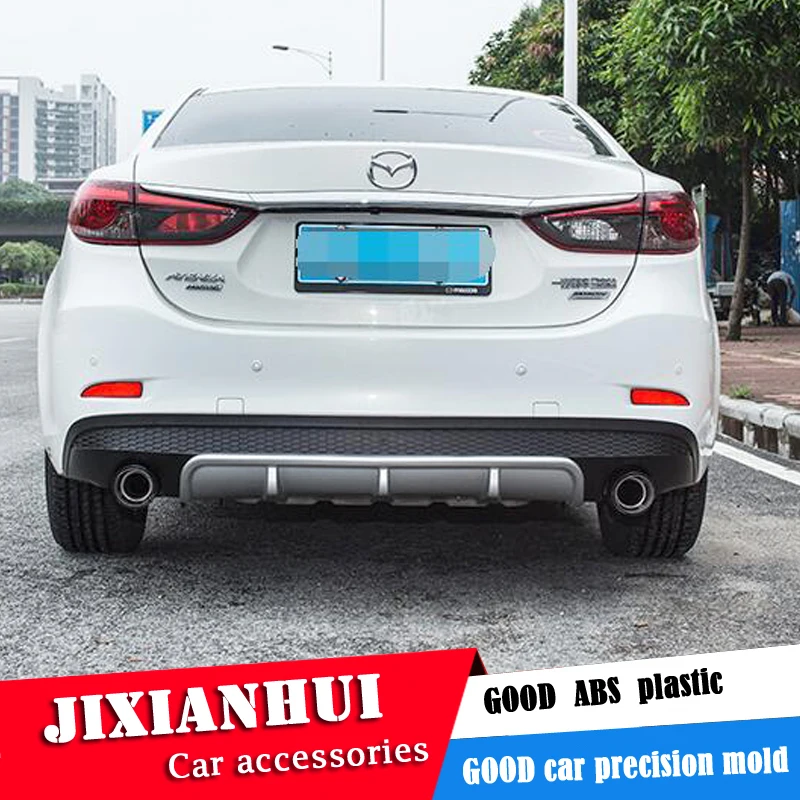 For Mazda6 ATENZA Body kit spoiler 2014-2017 CST Mazda 6 ABS Rear lip rear front Bumper Diffuser Bumpers Protector | Автомобили и