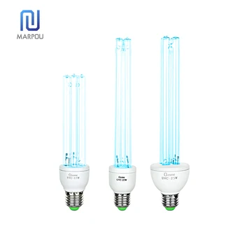 

UVC disinfection Ozone Sterilization Lamp 4 Tube Integrated Quartz Glass Bulb E27 220V 110V 15W 20W 25W Bedroom Living Room Home