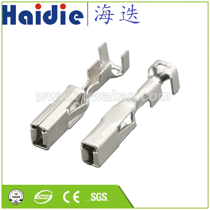شحن مجاني 50 قطعة محطة ل السيارات موصل ، تجعيد كابل دبابيس فضفاضة محطات DJ627C-2.8A