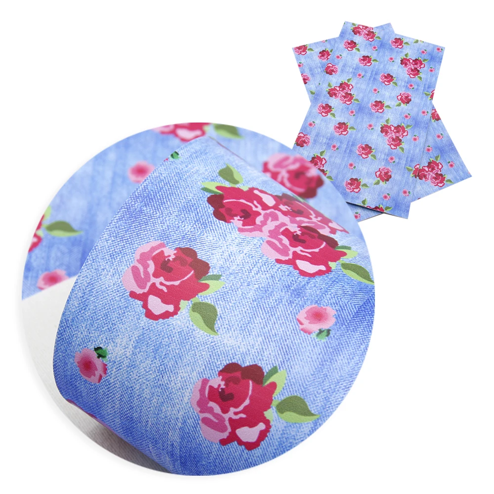 Давид аксессуары 20*34 см милый мультфильм Синтетическая кожа листы DIY лук сумки материал искусственная кожа ткань украшения, 1Yc8580