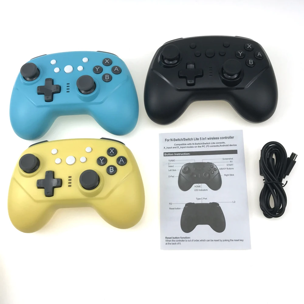 NS Pro ġ/Ʈ ġ    Ʈѷ Gamepad Joystick ͺ 6  ̷  