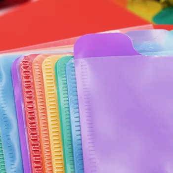 

A4 12 Pages File Folders Rainbow Document Holder Organizer with Slash Pockets PP Material JHP-Best